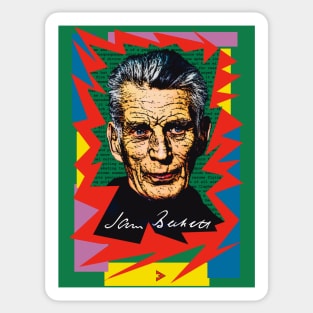 Samuel Beckett - Wrinkles of Lucidity II Sticker